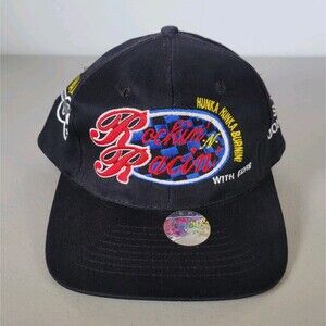 VTG 90s Elvis Presley Rockin N Racin Snapback Hat KC Caps Rusty Wallace